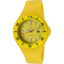 ToyWatch Watches Women's Yellow Dial Yellow Silicone Yellow Silicone