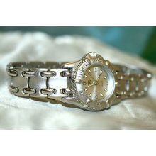 Tp 925 Sterling Silver Ladie's Quartz Watch 82 Grams