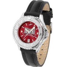 Troy University Trojans Womens Leather Wrist Watch