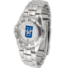 Tulsa Golden Hurricane Womens Steel Sports Watch