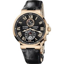 Ulysse Nardin Maxi Marine Chronometer 43mm Gold Watch 266-67/42