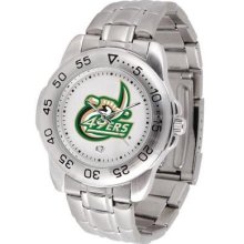 UNC Charlotte Men's Stainless Steel Logo Watch