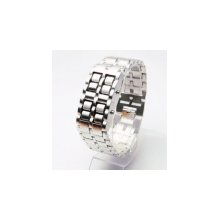 unisex digital led watch hot iron watch samurai fashion 2010 japan ins