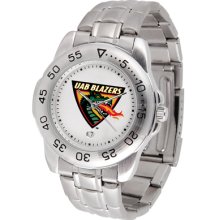 Univ. Of Alabama Blazers Logo- Mens Sport Steel Watch