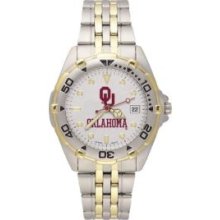 UNIV OF OK 'OU OKLA' MAN'S ALL-STAR BRACELET WATCH