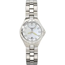 University of Texas Ladies Stainless Pro II Pearl Dial Watch