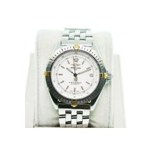 Used Breitling Windrider Antares B10048 Two Tone, white dial