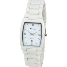 Used Mens Quartz White Hi-tech Ceramic Wrist Watch G-lhberaliaw