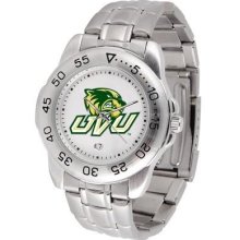 Utah Valley University Men's Stainless Steel Logo Watch