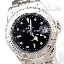 Value Choice Classic Mens Black Dial Analog Stainless Steel Automati