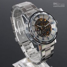 Value Choice Fizele Silver-tone Stainless Steel Band Automatic Mecha