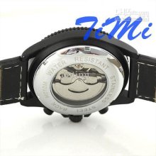 Vegan New Style Auto Mechanical 6 Hand Wrist Watch Cool Freeship