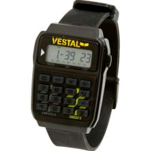 Vestal Datamat Watch Black/black/glow Os