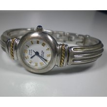 Vintage Anne Klein Sterling Ladies Wristwatch Working