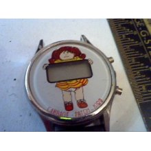 Vintage Cabbage Patch Lcd Kids Watch Runs