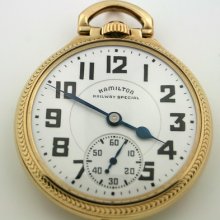 Vintage Hamilton Railway Special 992b Pocketwatch