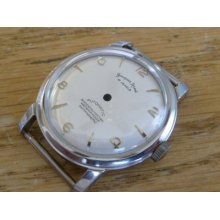 Vintage Puw 1260 Ss Automatic Wp Case W/dial/hands/crown