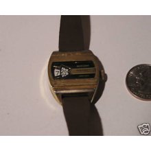 Vintage Retro Swiss Bercona Digital Wrist Watch 70's