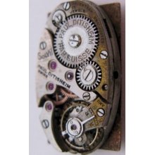 Vintage Swiss Oval Watch Movement P. Ditisheim & Solvil