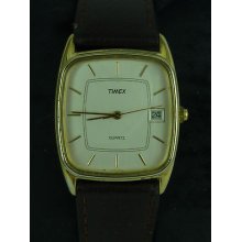 Vintage Timex Mens-gents Dress Quartz Watch