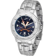 Virginia Cavaliers Competitor AnoChrome Steel Band Watch