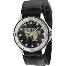 Wake Forest Demon Deacons Veteran Velcro Mens Watch