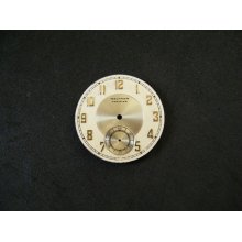 Waltham Premier pocket watch golden embossed numeral dial