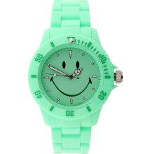 Wave Gear Smiley Happy Time Women's WGS-PPGV01 Pretty Pastel Green Analog Watch