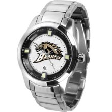 Western Michigan Broncos WMU Mens Titan Steel Watch