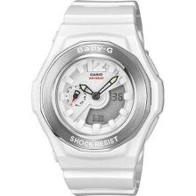 White Casio Baby-G Analog Digital Watch BGA140-7B ...