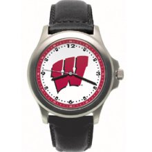 Wisconsin Badgers Rookie Leather Watch - Clearance