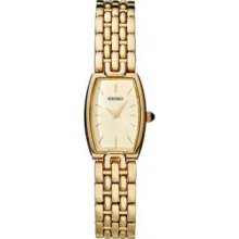 Womenandapos;s Gold Tone Stainless Steel Dress Watch