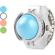 Women's Circle Alloy Analog Quartz Ring Watch (Assorted Colors)