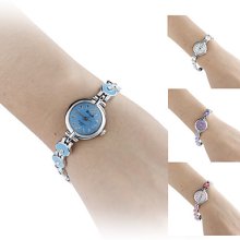 Women's Circle Style Alloy Analog Quartz Wrist Watch (Assorted Colors)