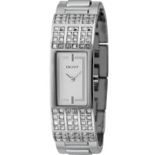 Women's dkny crystallized bangle watch ny4415