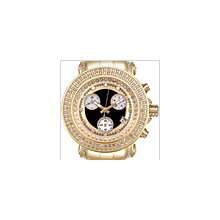 Womens JoJo Diamond Watch 1.25ct Yellow Gold Black MOP