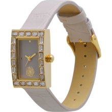 Women's Merona Brown Dial and Stones Watch - Taupe