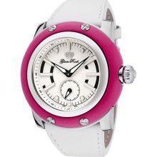 Women's Miami Chronograph White Dial White Leather ...