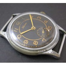 1-1957 Kama Chchz Vostok Black Old Rare Vintage Soviet Russian Mechanical Watch