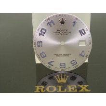 100% Original Datejust Ii Rolex Silver Slate Blue Arabic Outline Dial 116334