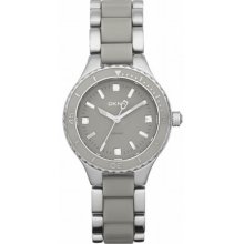 $195 Dkny Women's Ceramic And Stainless Steel Watch Ny8501