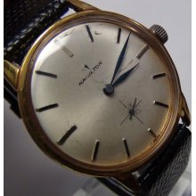 1960' Hamilton Men's Gold Swiss 17Jwl Watch