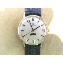 1974 Omega Solid Gold Gentleman's, Rare Dial, Great Condition, Serviced