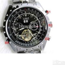 1pcs Luxury Mens Fashion Mechanical Watch Stainless Steel Automatic