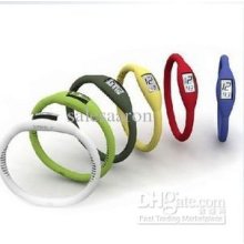 2000pcs/lot Silicon Sport Ion Silicone Candy Jelly Watch, Digital An