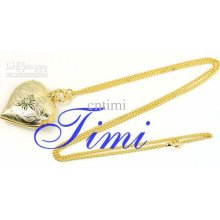 2012 Hotsale Heart & Love Shaped Pendent Golden Pocket Watch Fre