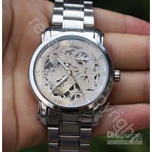 2012 New Winner Fashion Hollow Semi-automatic Men Watch Brand Foreig