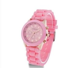 2013hotnew Unisex Geneva Silicone Jelly Gel Quartz Analog Sport Wrist Watches