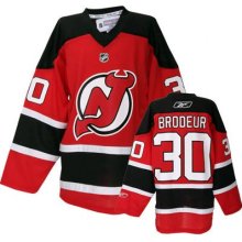 #30 Martin Brodeur NJ Devils Red Reebok Home Jersey - 100% Sewn -