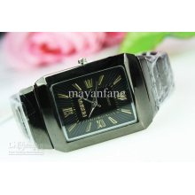 3pcs Stylish Men's Wrist Quartz Watch Watches With 22cm Stainless Be